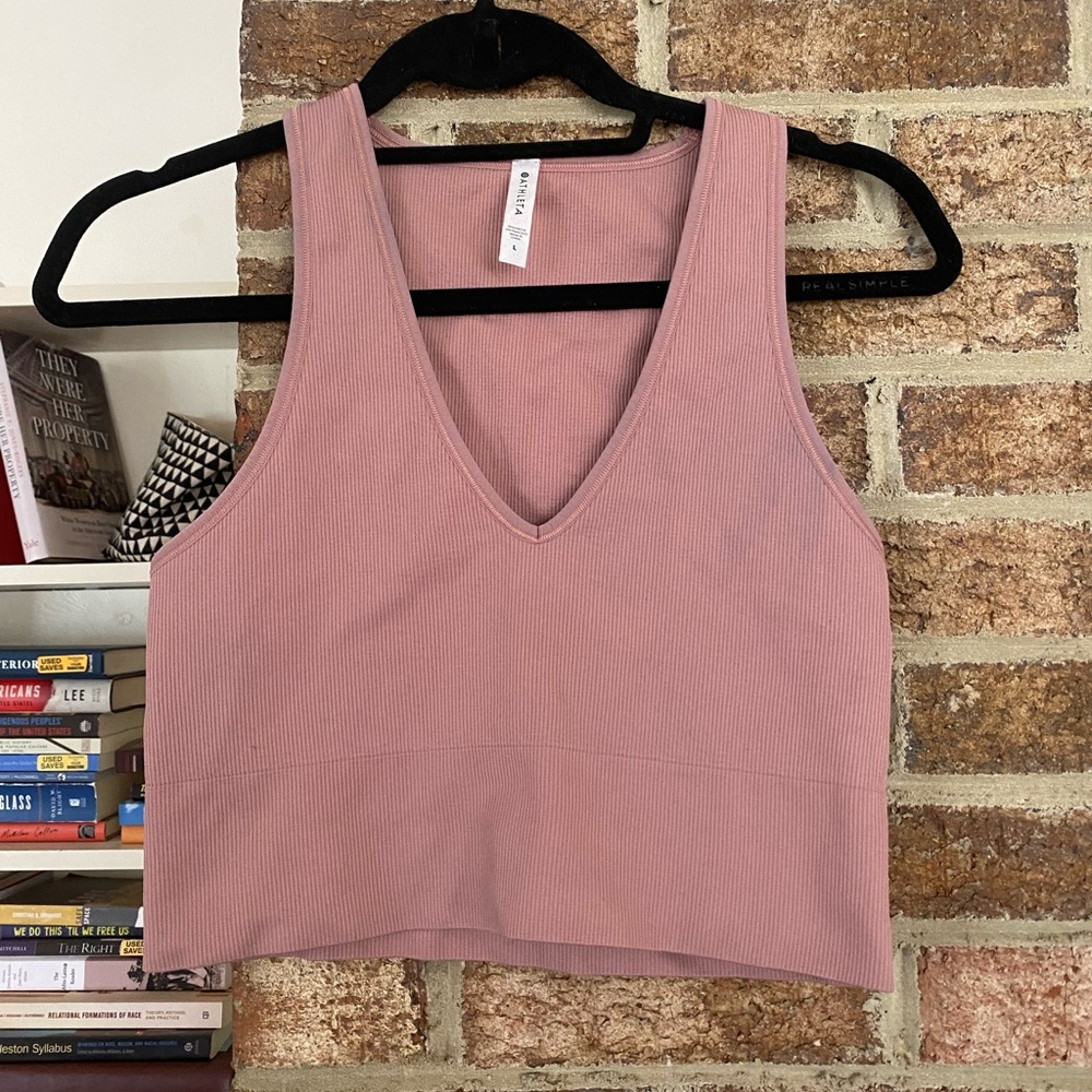 Athleta Aurora Crop Rib Tank